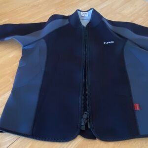 NRS Men’s Grizzly wetsuit Farmer John and Jacket, size GL